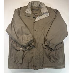 Vintage Members Only Insulated Jacket Men’s XL Brown Utility Coat